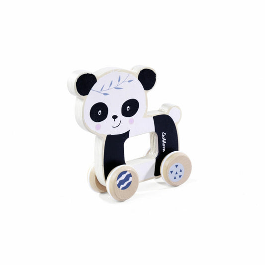 Eichhorn Push-along Animal Panda, Push-along Figure, Push-along Toy, Pull-along Toy, Toy, Children, 100003818