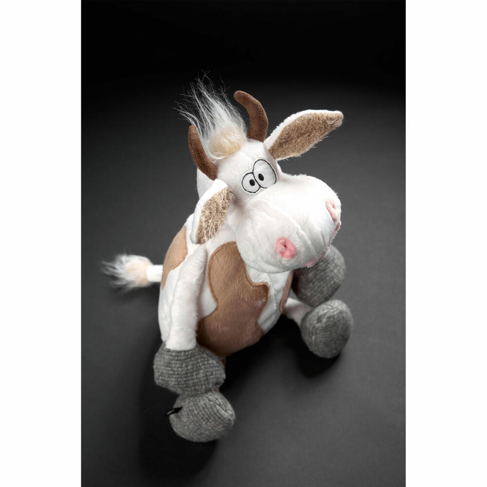 sigikid BEASTS Kuscheltier Kuh Melly Milkbar, Plüschtier, Schmusetier, Kuschel Tier, Weiß / Braun, 39608