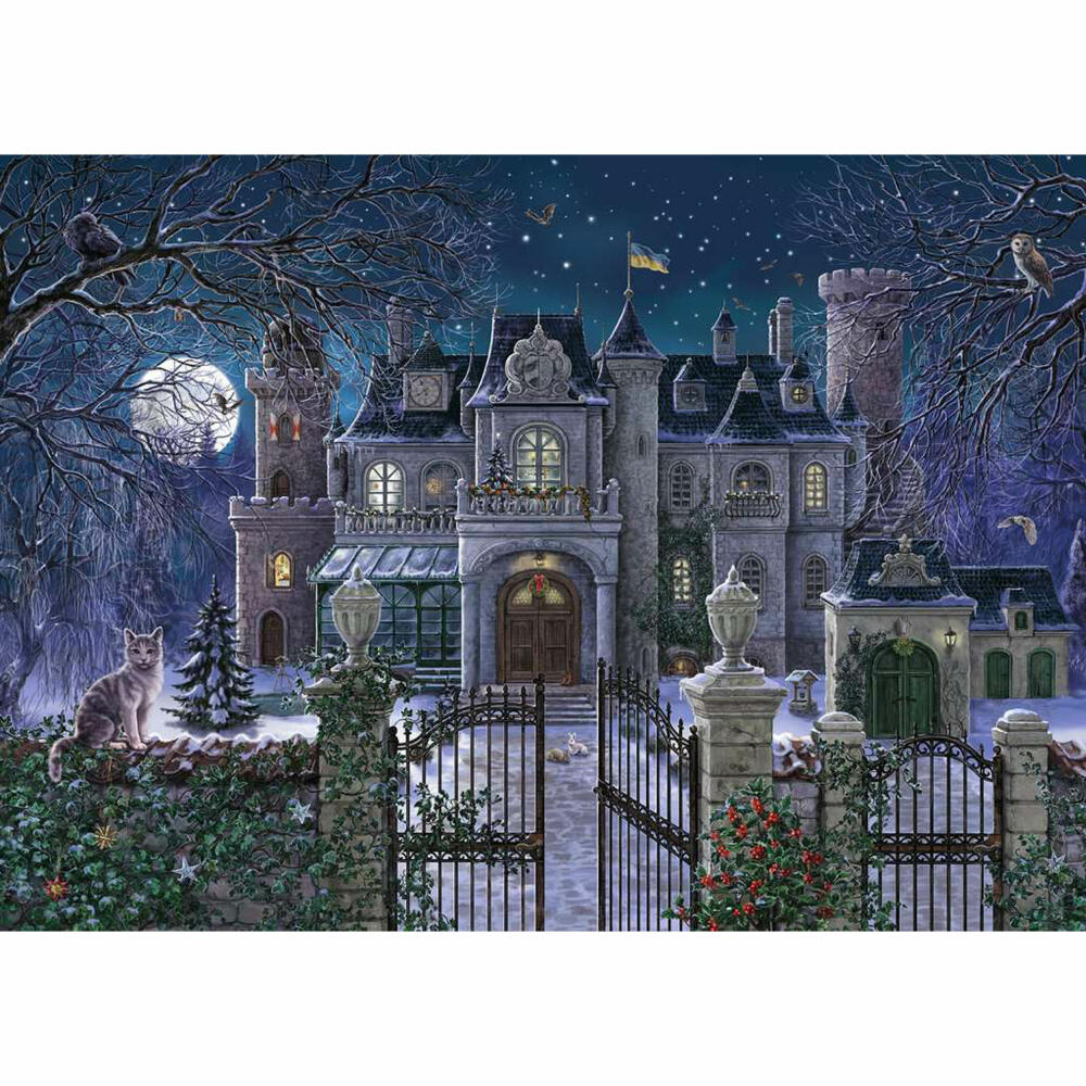 Ravensburger Puzzle Die Weihnachtsvilla, Erwachsenenpuzzle, 1000 Teile, 12000505