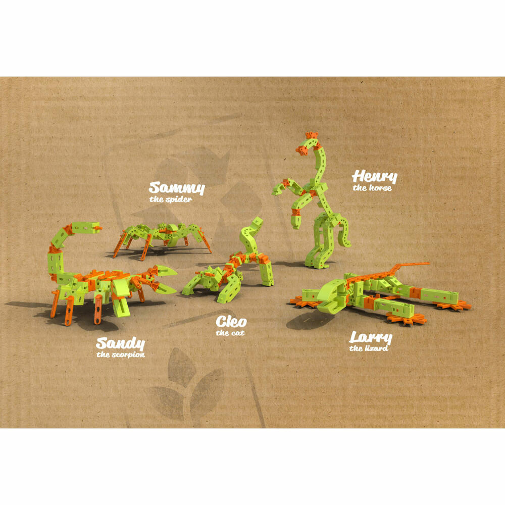 fischertechnik Animal Friends, 222-tlg., Baukasten, Konstruktionsspielzeug, Tiere, Spielzeug, ab 6 Jahre, 563576