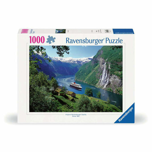 Ravensburger Puzzle Norwegian Fjord, Adult Puzzle, 1000 Pieces, 12000475