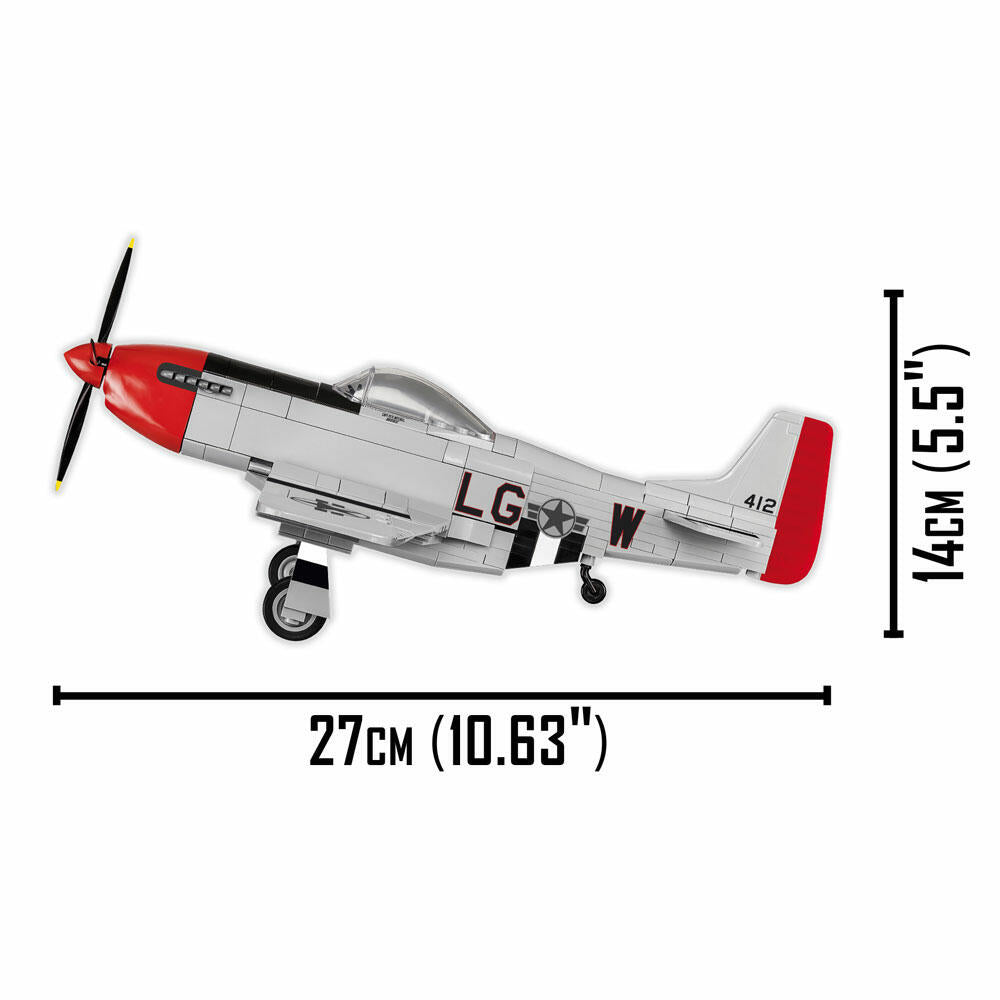 COBI Top Gun Mustang P-51D, Military, Soldiers, Aircraft, Toy, Construction Blocks, Plastic, 165 Parts, 5806