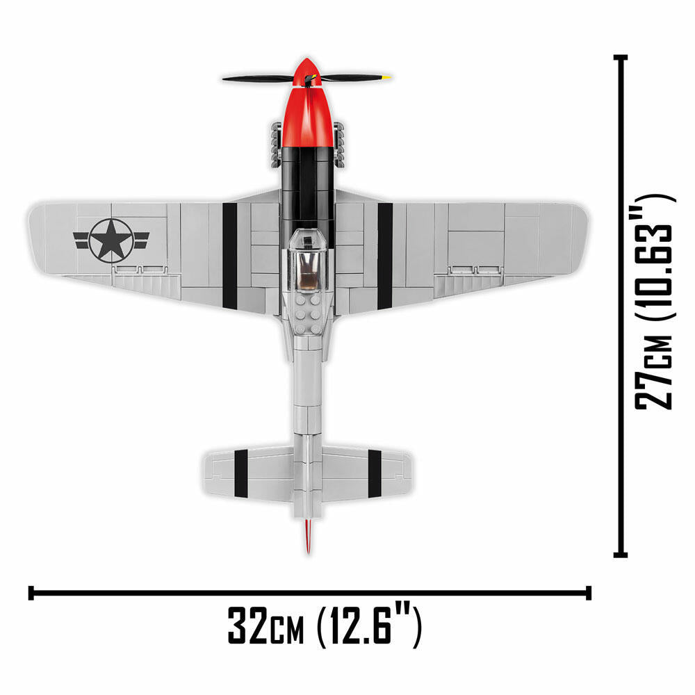 COBI Top Gun Mustang P-51D, Military, Soldiers, Aircraft, Toy, Construction Blocks, Plastic, 165 Parts, 5806