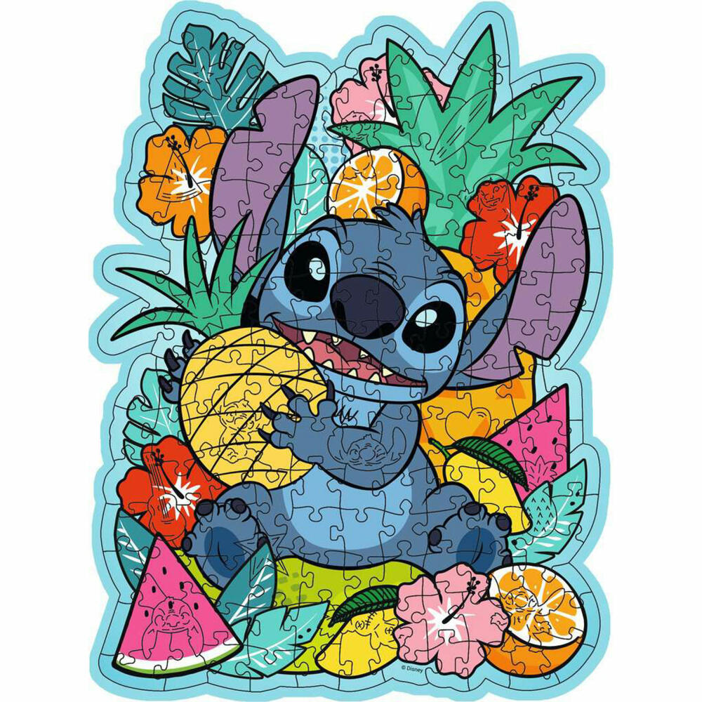 Ravensburger Wooden Puzzle Disney Stitch, 150 Teile, Kontur-Holzpuzzle, ab 10 Jahren, 12000758
