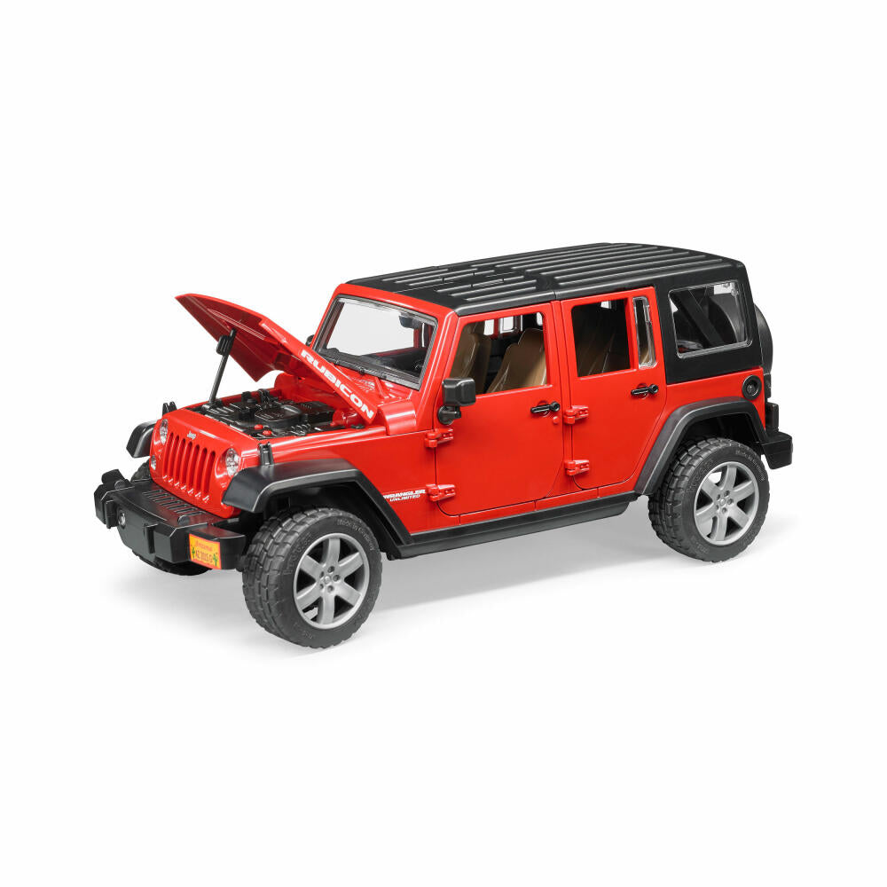 Bruder Freizeit Jeep Wrangler Unlimited Rubicon, Auto, Modellfahrzeug, Modell Fahrzeug, Spielzeug, 02525