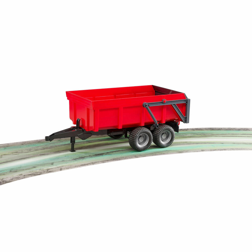Bruder Agriculture Tipper Trailer, with Automatic Rear Wall, Model Vehicle, Model Vehicle, Toy, 02211