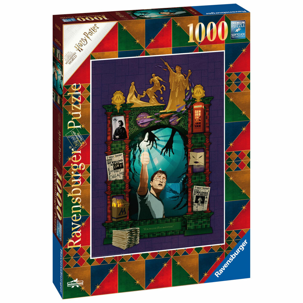 Ravensburger Puzzle Harry Potter and the Order of the Phoenix, Film 5, Adult Puzzle, Adult Puzzles, 1000 Pieces, 16746
