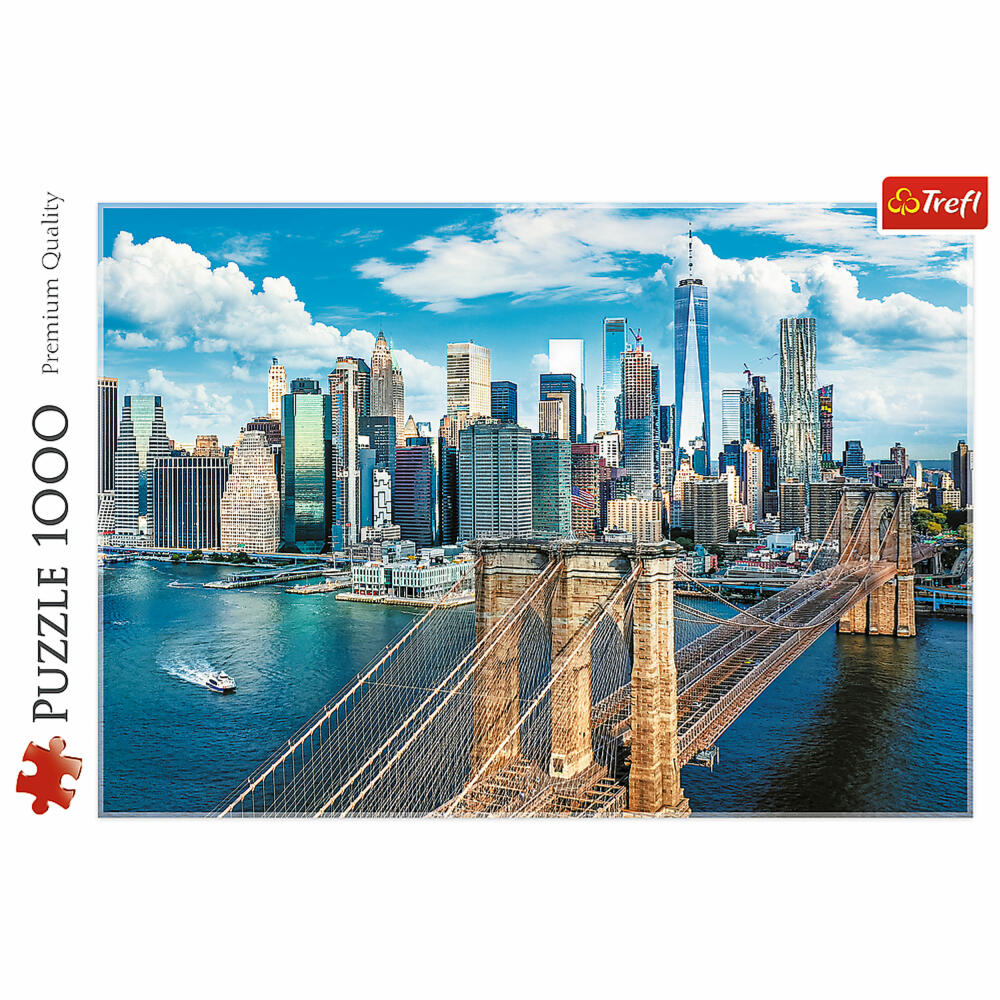 Trefl Puzzle Brooklyn Bridge, New York, USA, 1000 pieces, 68.3 x 48 cm, 10725