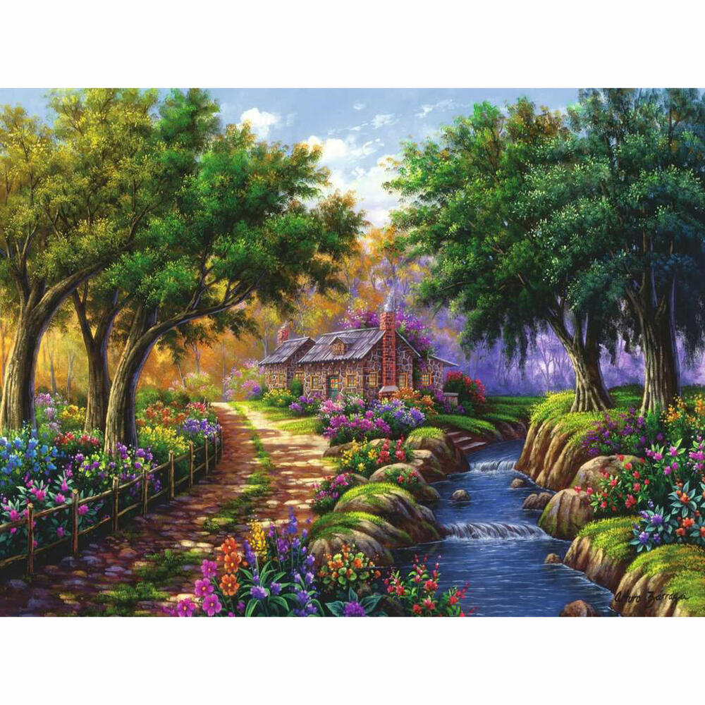 Ravensburger Puzzle Cottage am Fluß, Erwachsenenpuzzle, 1500 Teile, 12000735