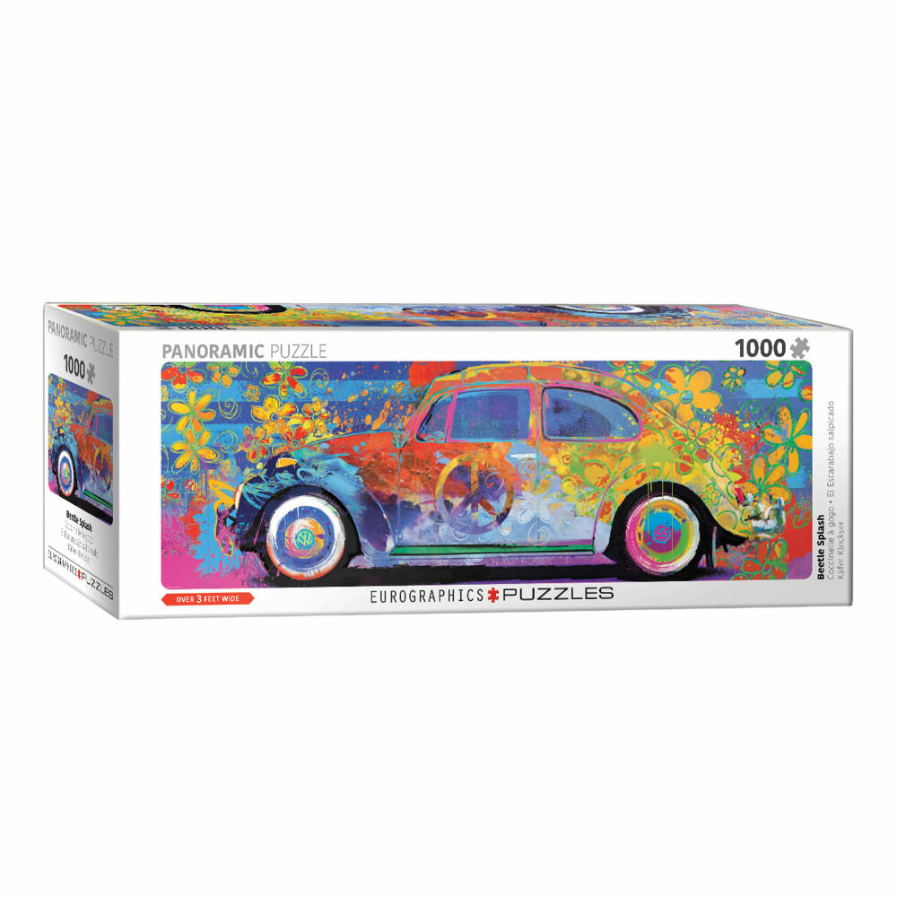 Eurographics Puzzle Kleckser Käfer, 1000 Teile Panorama, 33 x 99 cm, 6010-5441