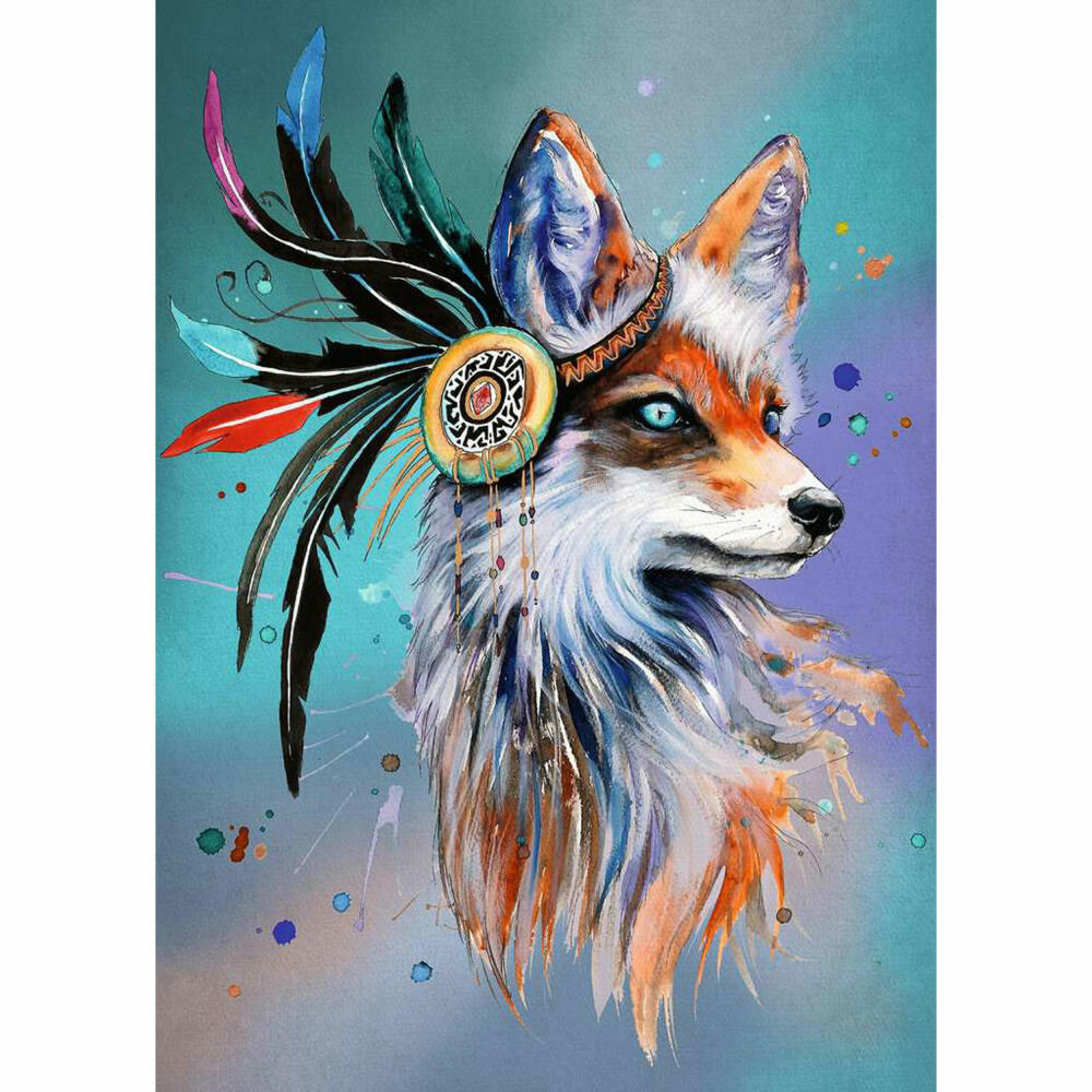 Ravensburger Puzzle Boho Fuchs, Erwachsenenpuzzle, 1000 Teile, 12000519