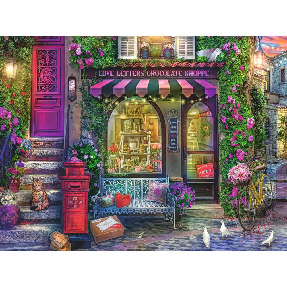 Ravensburger Puzzle Liebesbriefe und Schokolade, Erwachsenenpuzzle, 1500 Teile, 12000737
