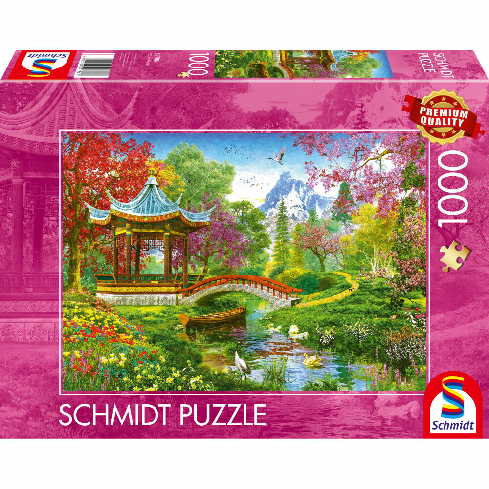Schmidt Spiele Puzzle Zen-Garten, Standard, Erwachsenenpuzzle, 1000 Teile, 59786