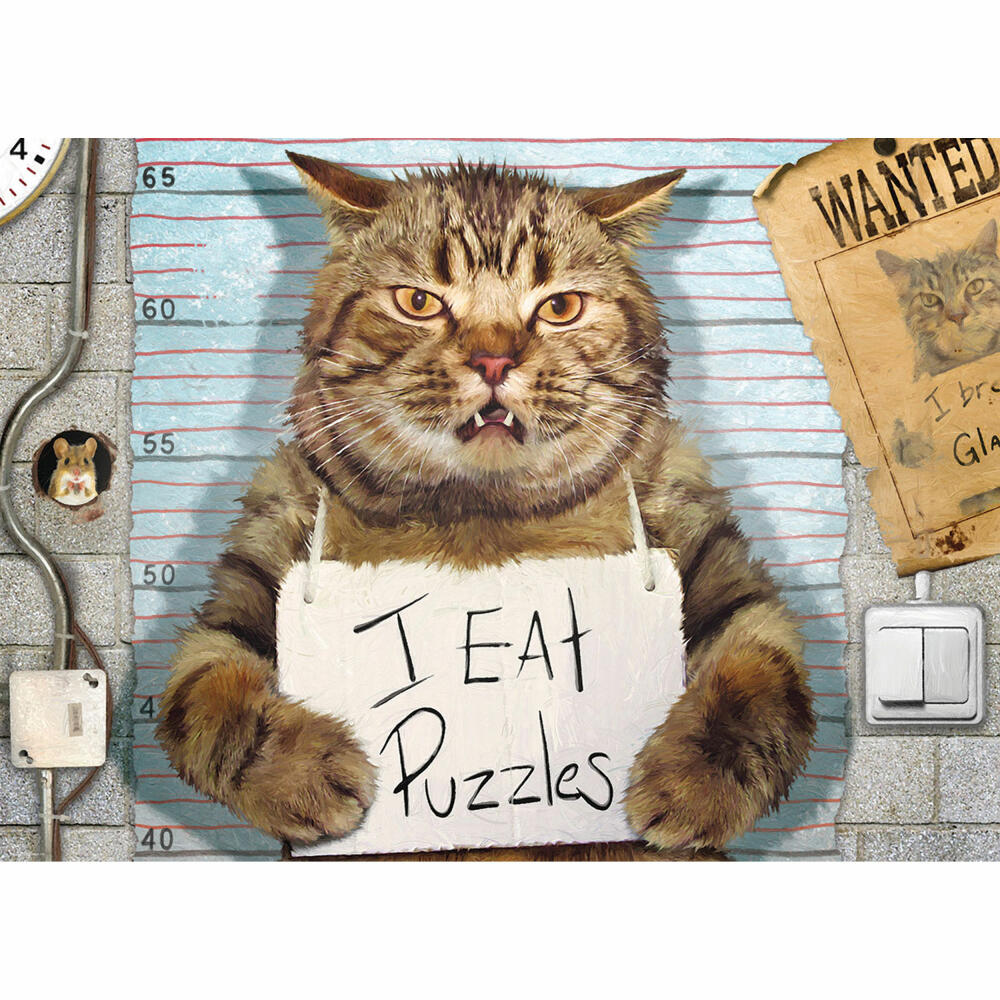 Eurographics Puzzle Gangsterkatze, 500 Teile, 68 x 48 cm, 6500-5786