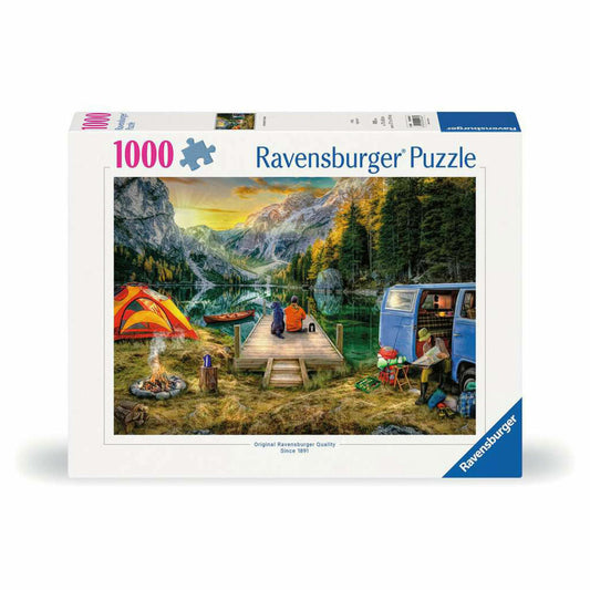 Ravensburger Puzzle Camping Holiday, Adult Puzzle, 1000 Pieces, 12000568