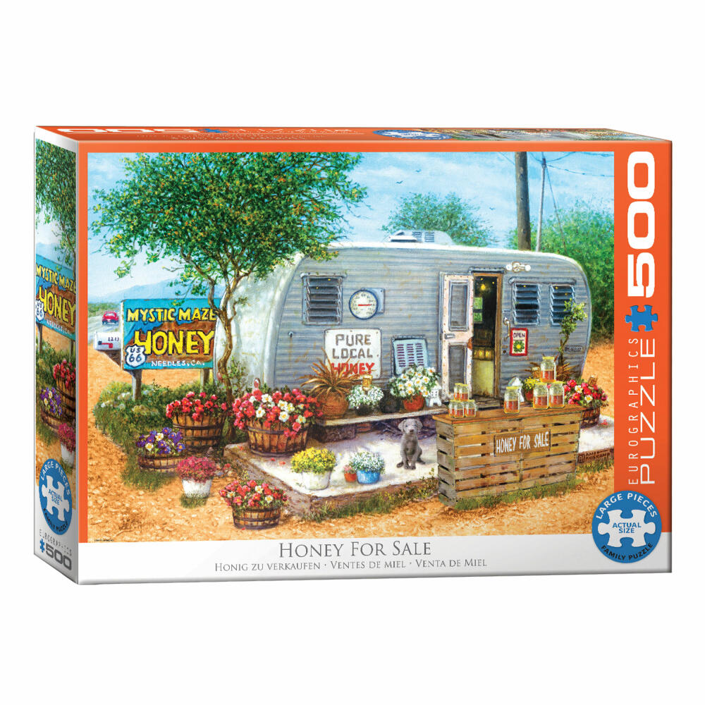 Eurographics Puzzle Honig zu verkaufen, Trailer, 500 Teile, 68 x 48 cm, 6500-5364