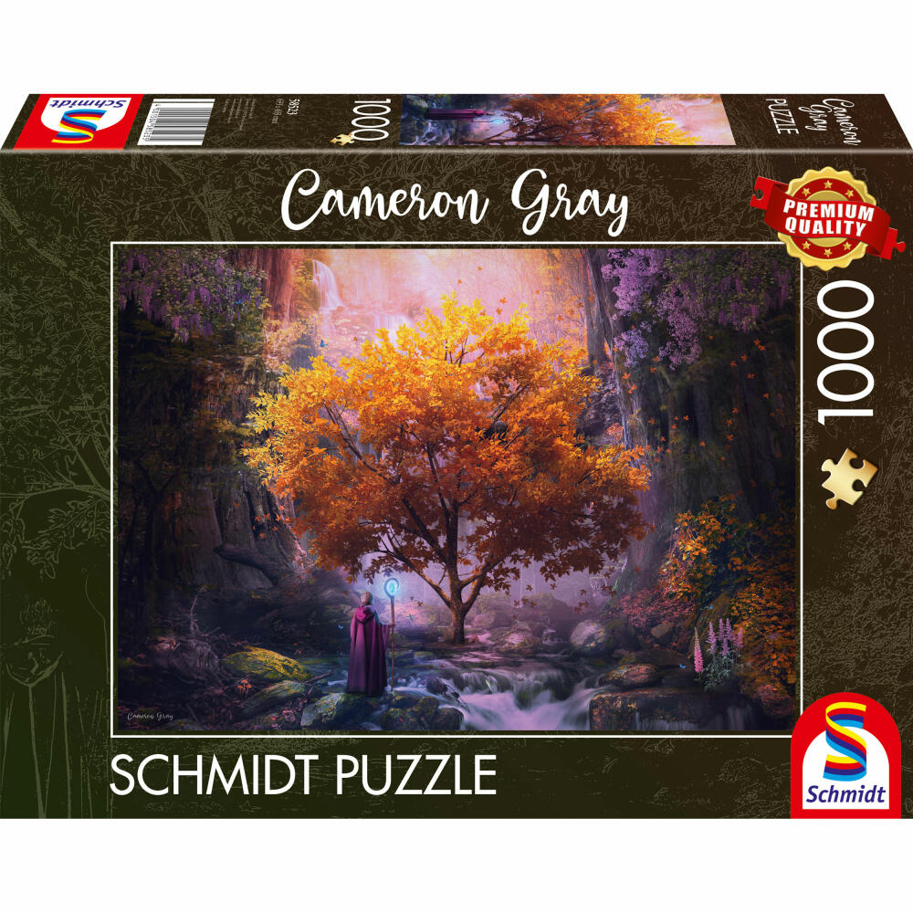 Schmidt Spiele Puzzle Waldeszauber, Cameron Gray, Erwachsenenpuzzle, 1000 Teile, 58523