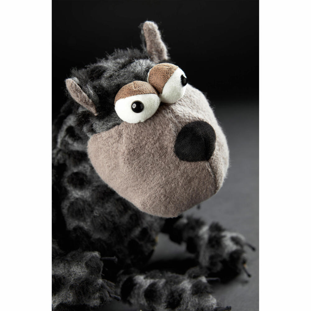 sigikid BEASTS Kuscheltier Kater Gagaga Gago, Plüschtier, Schmusetier, Kuschel Tier, Grau / Schwarz, 39624
