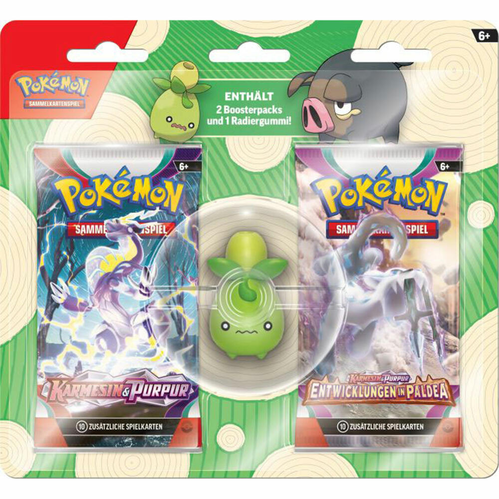 Amigo Pokemon Back to School Eraser Blister