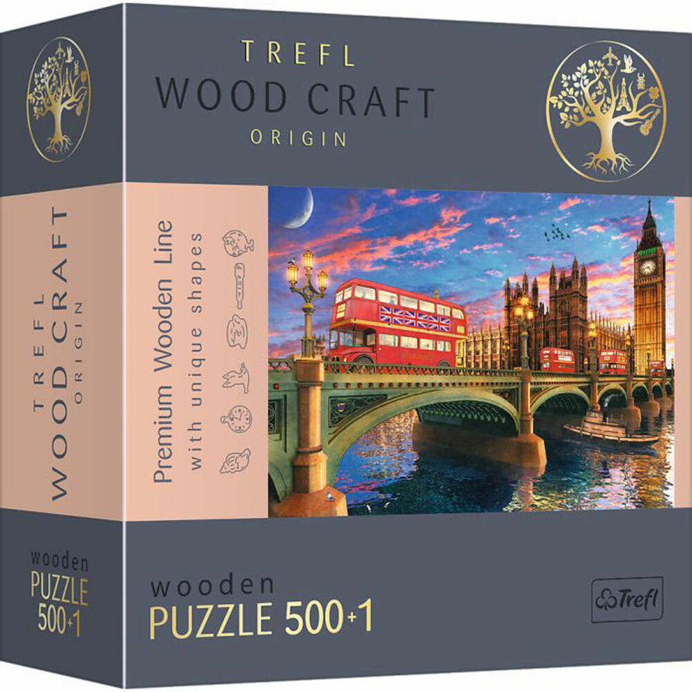 Trefl Holz Puzzle (500+1 Teile) - Westminster, London