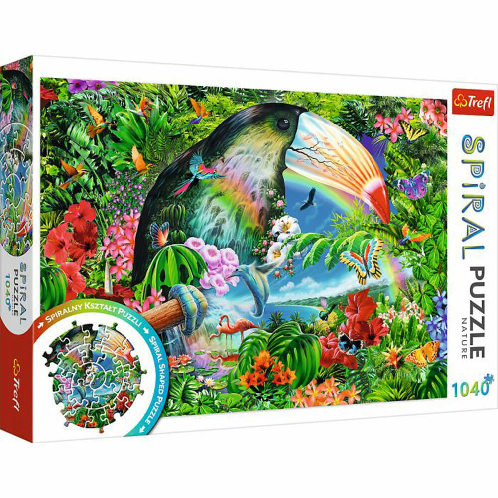 Trefl SPIRAL Puzzle Tropical Animals 1080 pieces