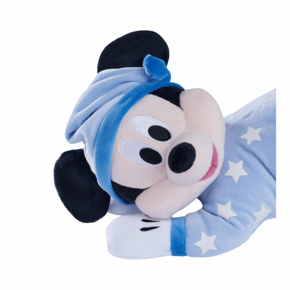 Simba Disney Good Night Mickey Glow in The Dark Plush, Plush Toy, Cuddly Toy, Plush Figure, Stuffed Toy, 30 cm, 6315870350