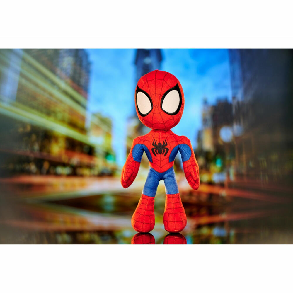 Simba Disney Marvel Spidey, Glow in the Dark, Plüschtier, Kuscheltier, Plüschfigur, Stofftier, 25 cm, 6315875810X12