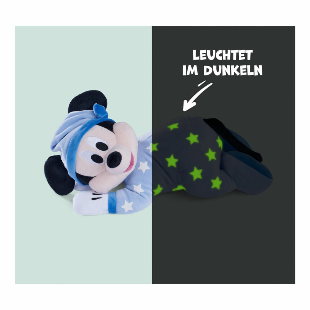 Simba Disney Good Night Mickey Glow in The Dark Plush, Plush Toy, Cuddly Toy, Plush Figure, Stuffed Toy, 30 cm, 6315870350
