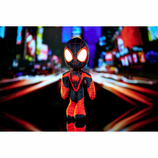 Simba Disney Marvel Miles Morales, Glow in the Dark, Plüschtier, Kuscheltier, Plüschfigur, Stofftier, 25 cm, 6315875812X12