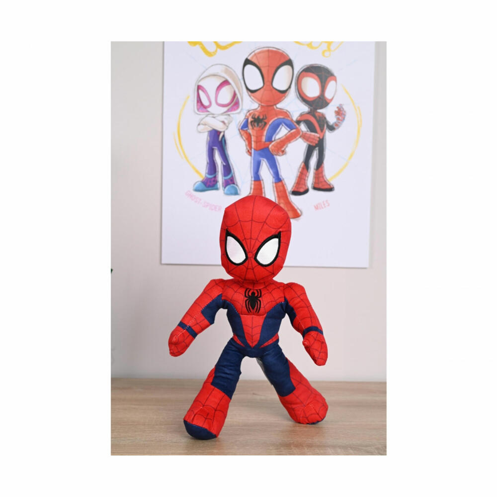 Simba Disney Marvel Spidey, Glow in the Dark, Plüschtier, Kuscheltier, Plüschfigur, Stofftier, 25 cm, 6315875810X12