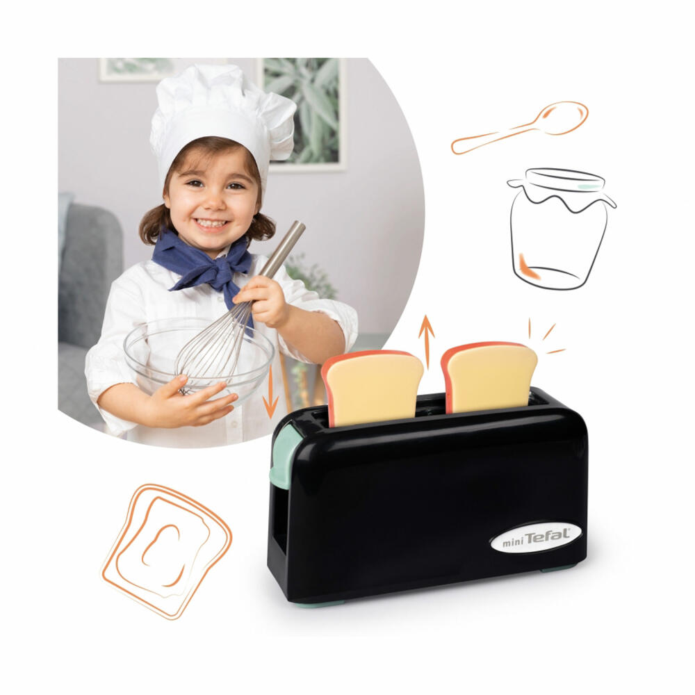 Smoby Tefal Toaster, Spielzeugküche, Zubehör, Kinderküche, Spielzeug, 7600310527
