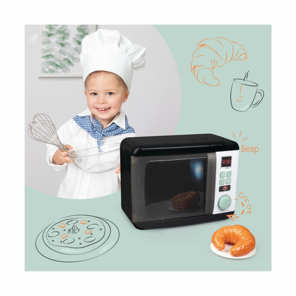 Smoby Tefal Mikrowelle elektronisch, Spielzeugküche, Zubehör, Kinderküche, Spielzeug, 7600310598