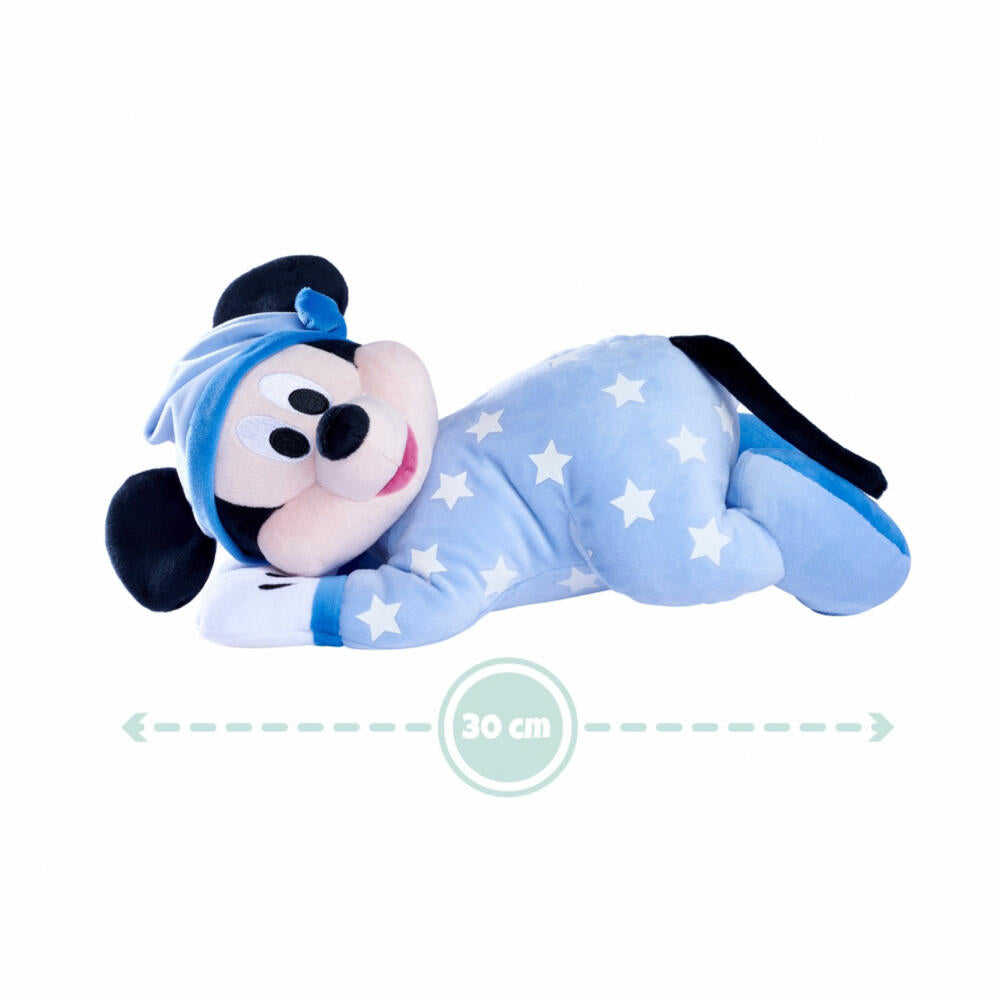 Simba Disney Good Night Mickey Glow in The Dark Plush, Plush Toy, Cuddly Toy, Plush Figure, Stuffed Toy, 30 cm, 6315870350