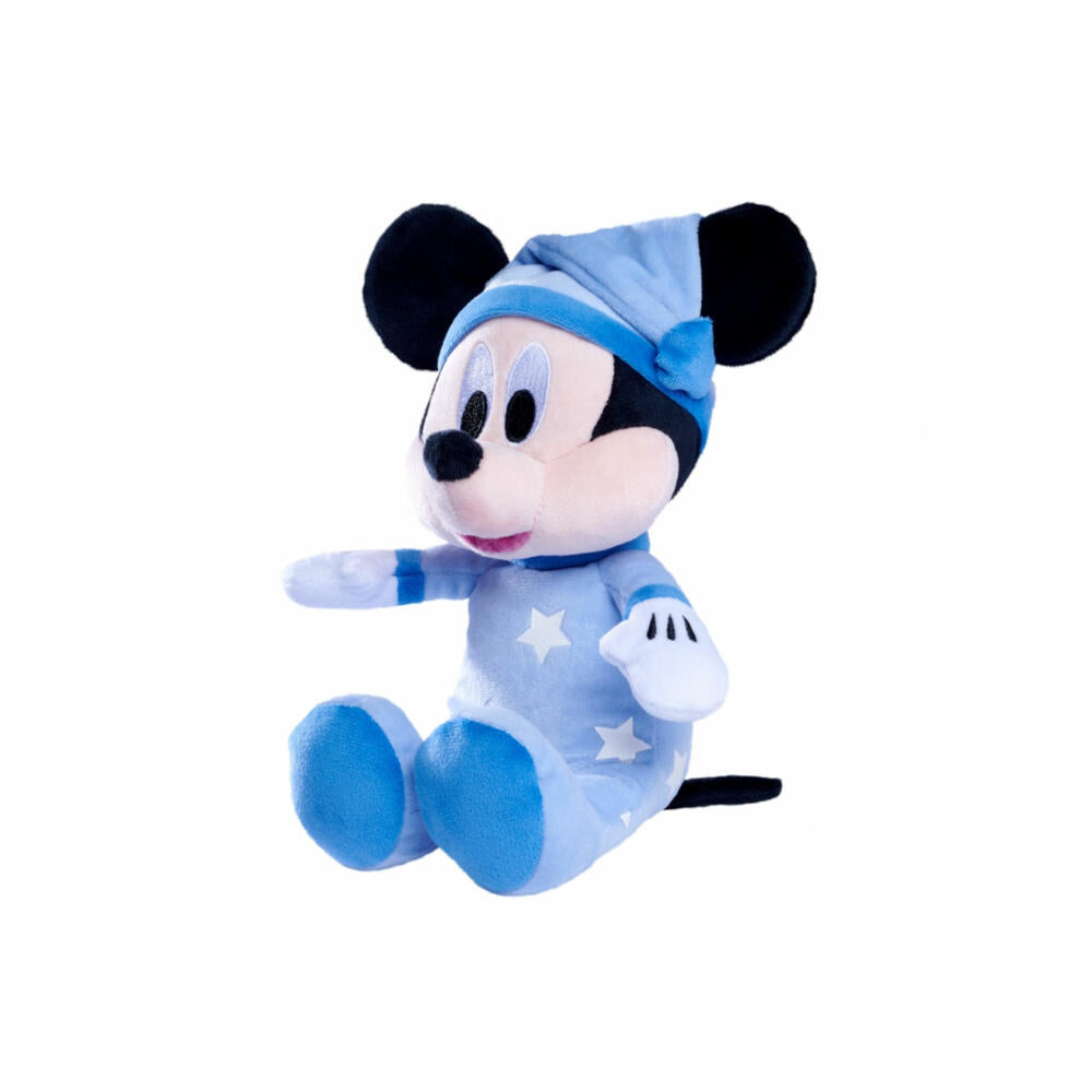 Simba Disney Good Night Mickey Glow in The Dark Plush, Plush Toy, Cuddly Toy, Plush Figure, Stuffed Toy, 6315870349
