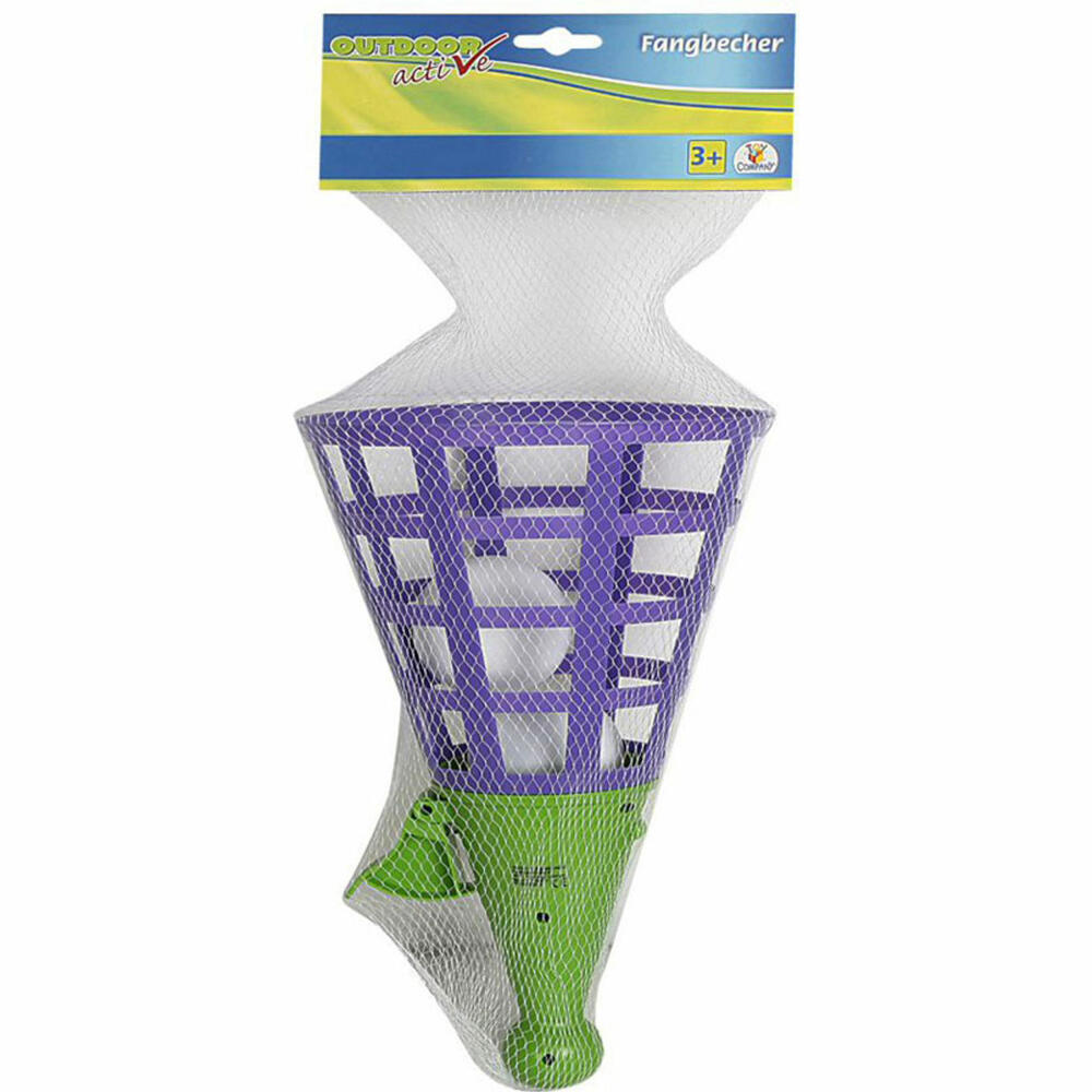 Outdoor active jumbo catch cup with 2 balls, # 34 cm