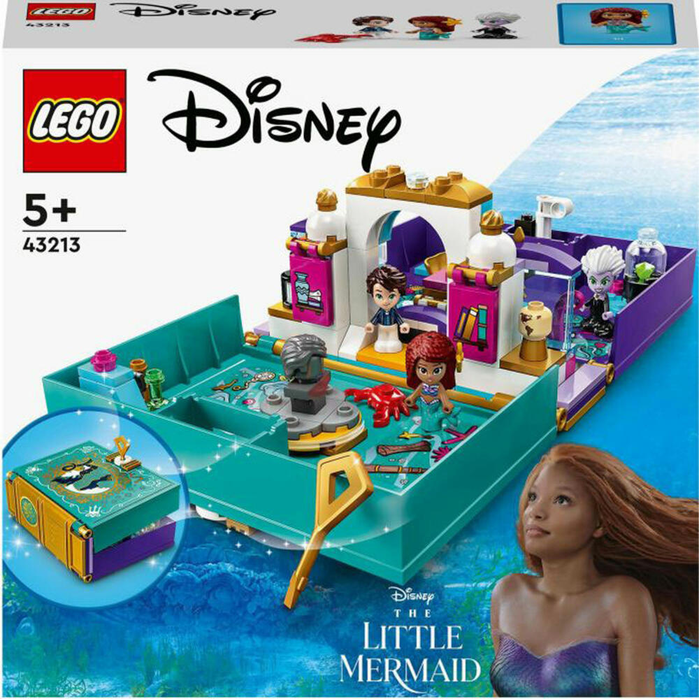 LEGO Disney Prinzessin 43213 Die kleine Meerjungfrau - Märchenbuch