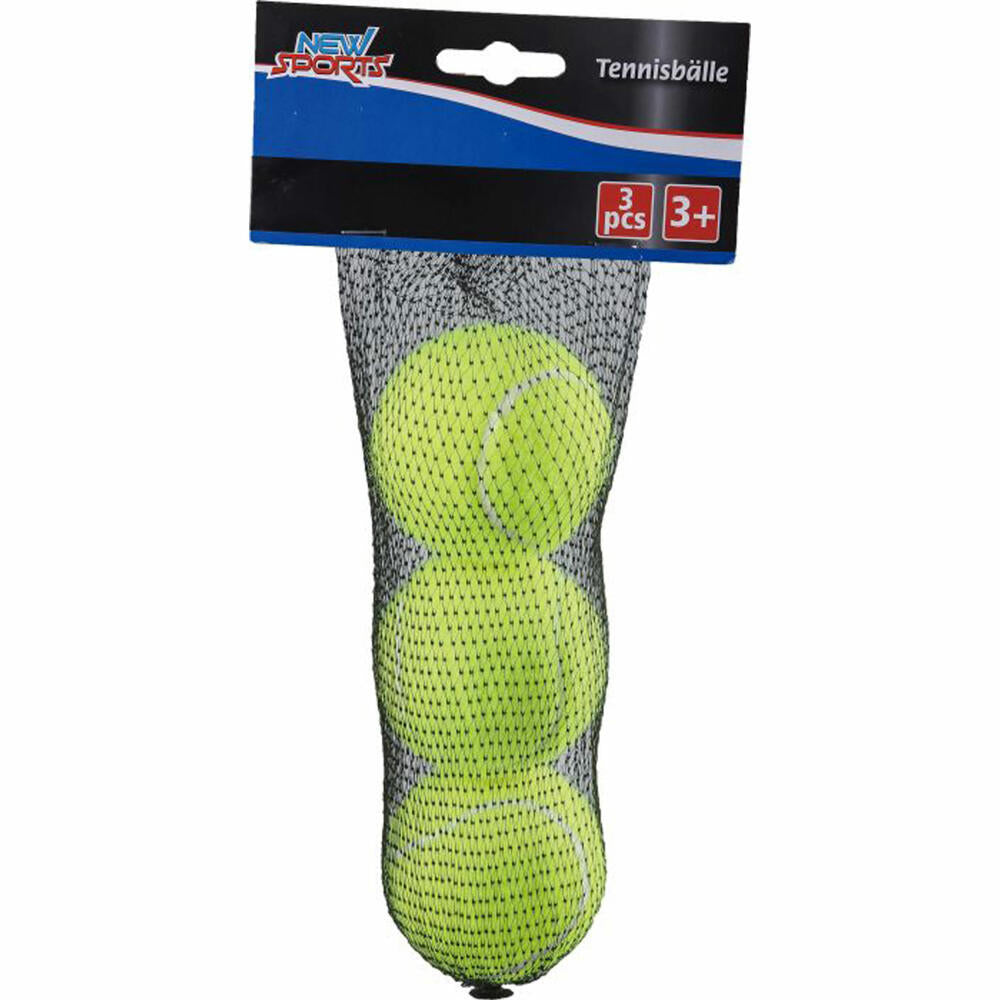 New Sports Tennisbälle, 3er Set, Tennisball, Tennis Ball, Zubehör, 74201229