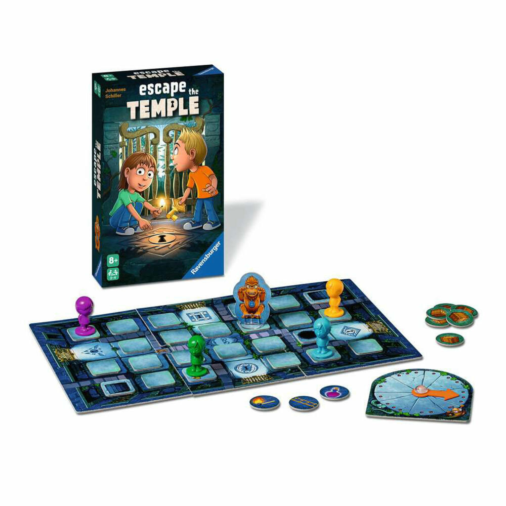 Ravensburger Escape the Temple, board game, children's game, family game, parlor game, 20963