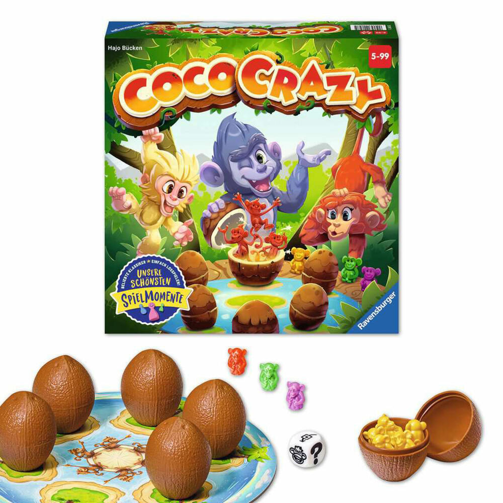 Ravensburger game Coco Crazy, for children from 5 years, 20897
