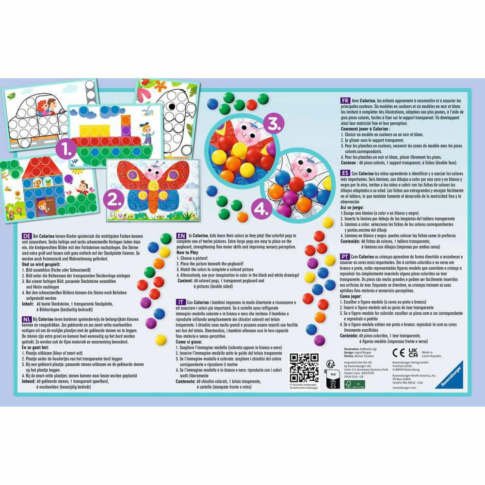 Ravensburger game Colorino, for children from 2 years, 20832
