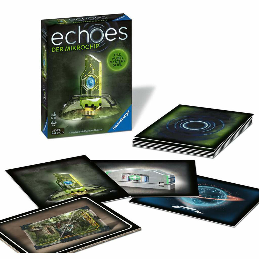 Ravensburger Spiel echoes Der Mikrochip, für Kinder ab 14 Jahren, 20816