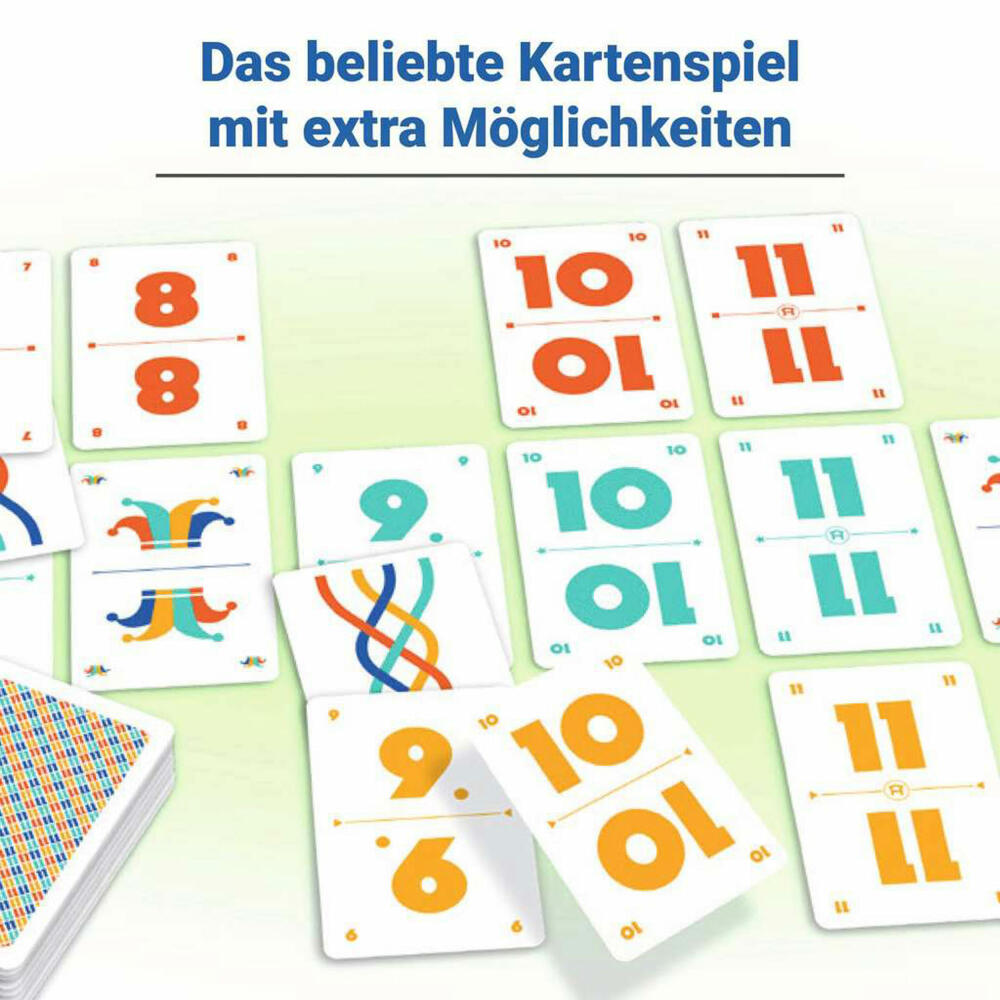 Ravensburger Elfer raus! Extra, card game, board game, family game, card game, 20946