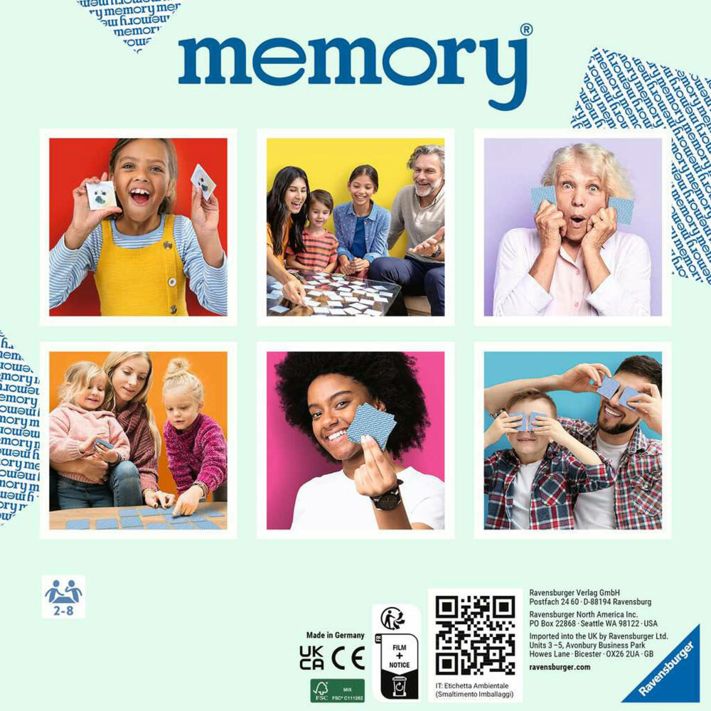 Ravensburger game memory dinosaur, for children from 3 years, 20924