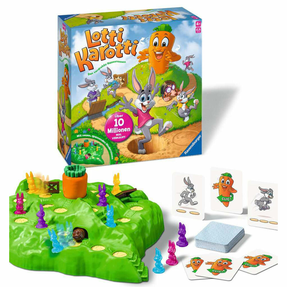 Ravensburger Lotti Karotti, children's game, family game, board game, children's game, from 4 years, 22343