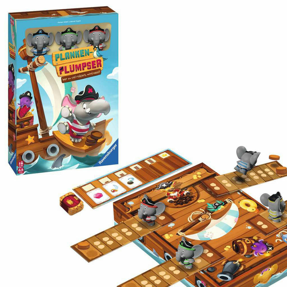 Ravensburger game Planken-Plumpser, for children from 5 years, 22342