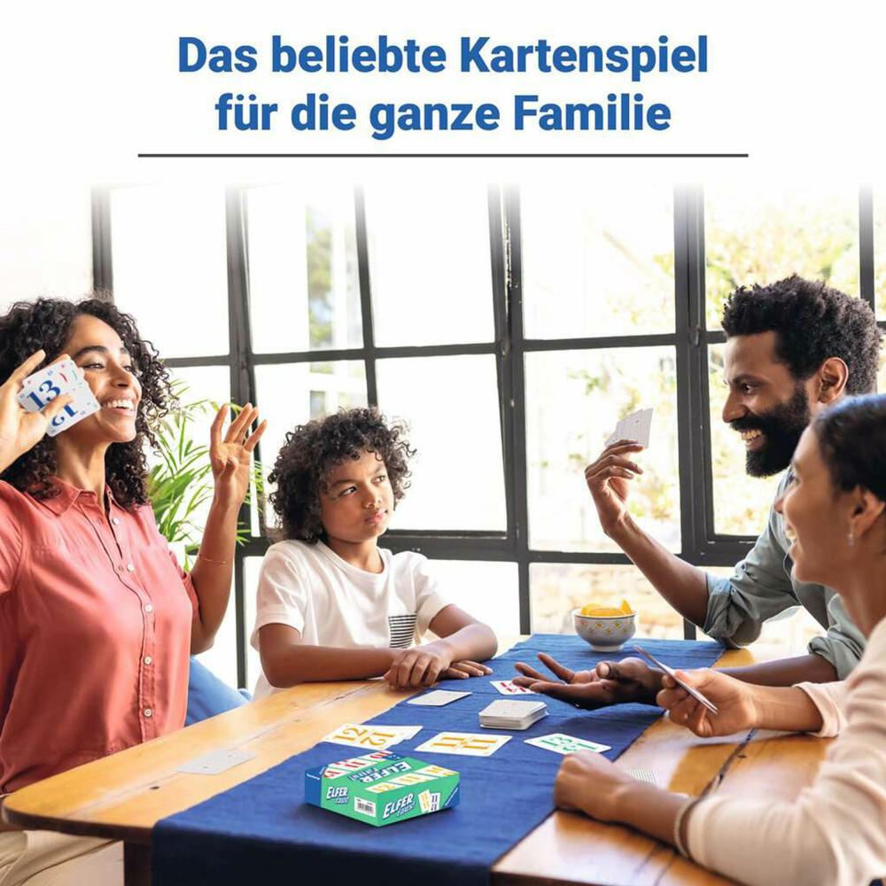 Ravensburger Elfer raus!, Kartenspiel, Gesellschaftsspiel, Familienspiel, Karten Spiel, 20945