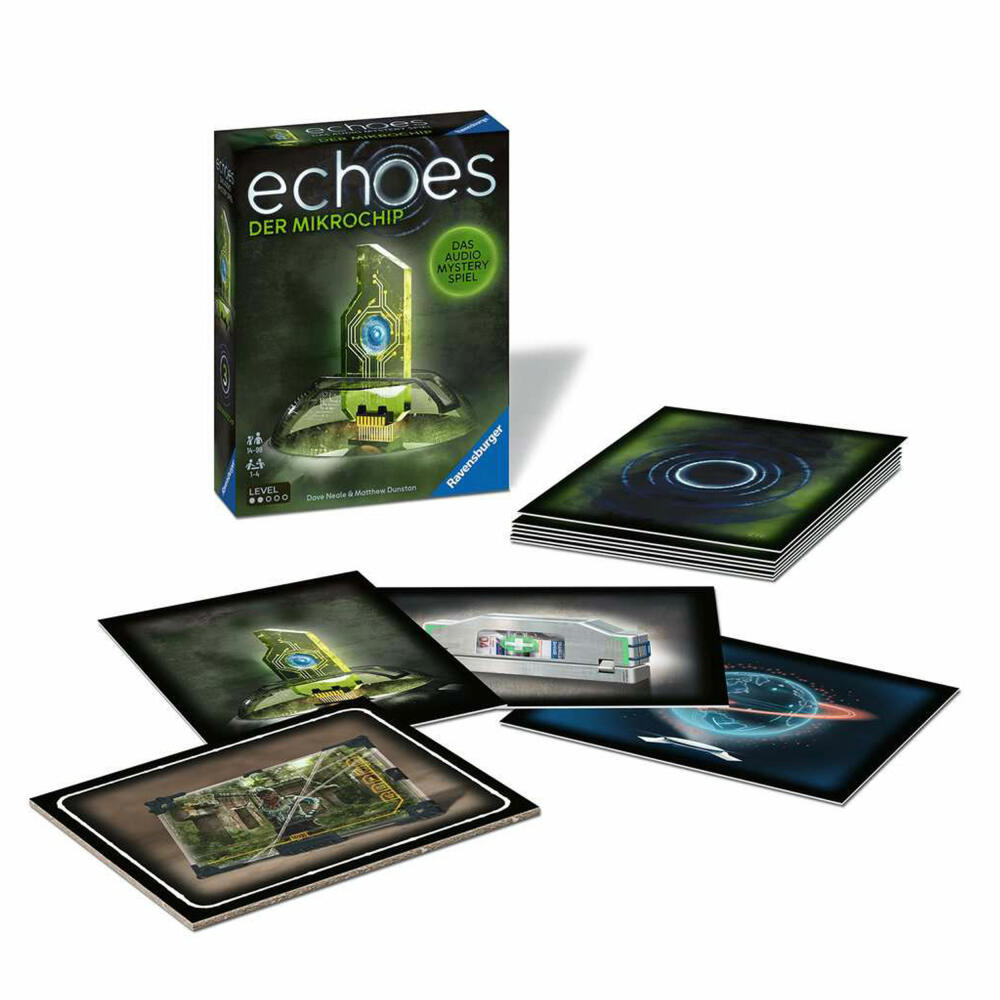 Ravensburger Spiel echoes Der Mikrochip, für Kinder ab 14 Jahren, 20816