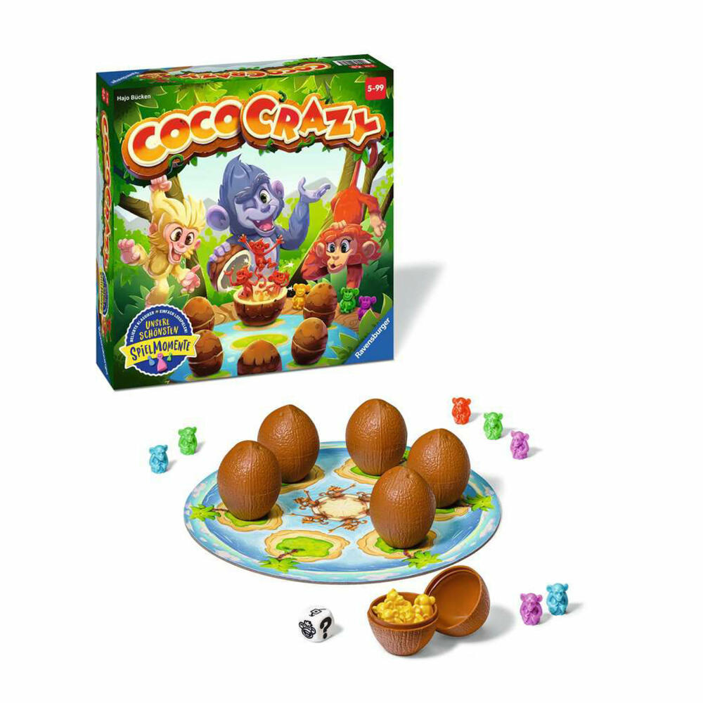 Ravensburger game Coco Crazy, for children from 5 years, 20897