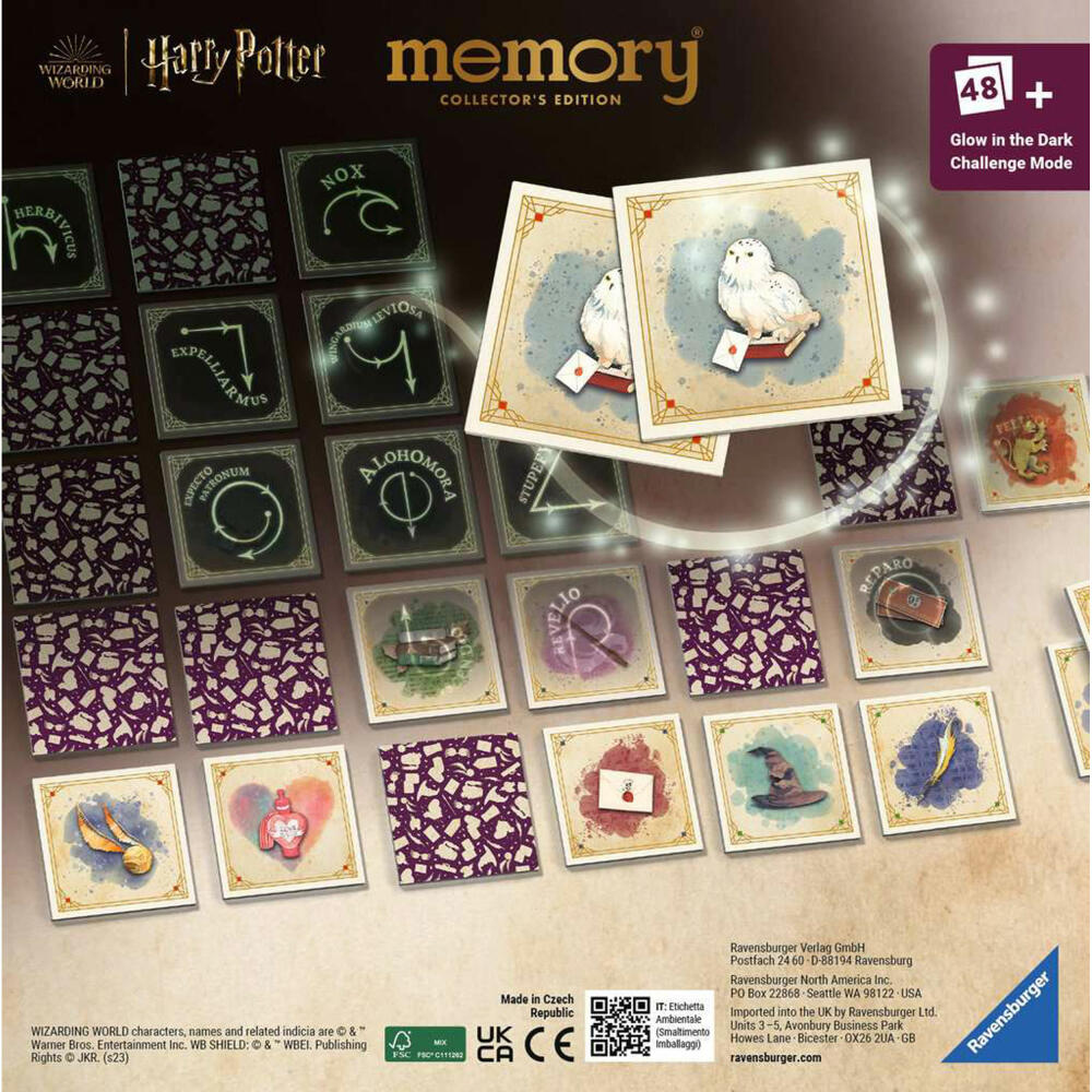Ravensburger Collectors memory Harry Potter, memo game, memory game, classic, from 6 years, 22349