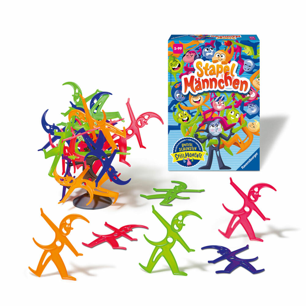 Ravensburger Stapelmännchen, Geschicklichkeitsspiel, Kinderspiel, Kinder Spiel, ab 5 Jahre, 20854